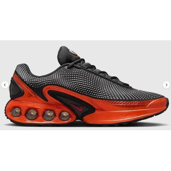 MENS NIKE AIR MAX DN QS \'DARK SMOKE GREY SALSA RED\' HJ6695-001  Men\'s size 10 main image 10
